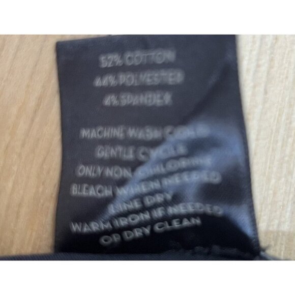 Ann Taylor Black Curvy Fit Cotton Blend Pants 4 - Picture 4 of 4